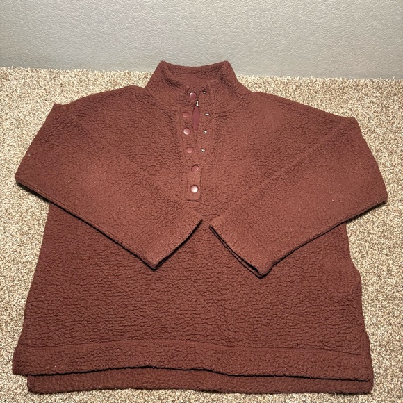 Aerie Women’s Medium Brown Knit Sweater - Picture 2 of 10